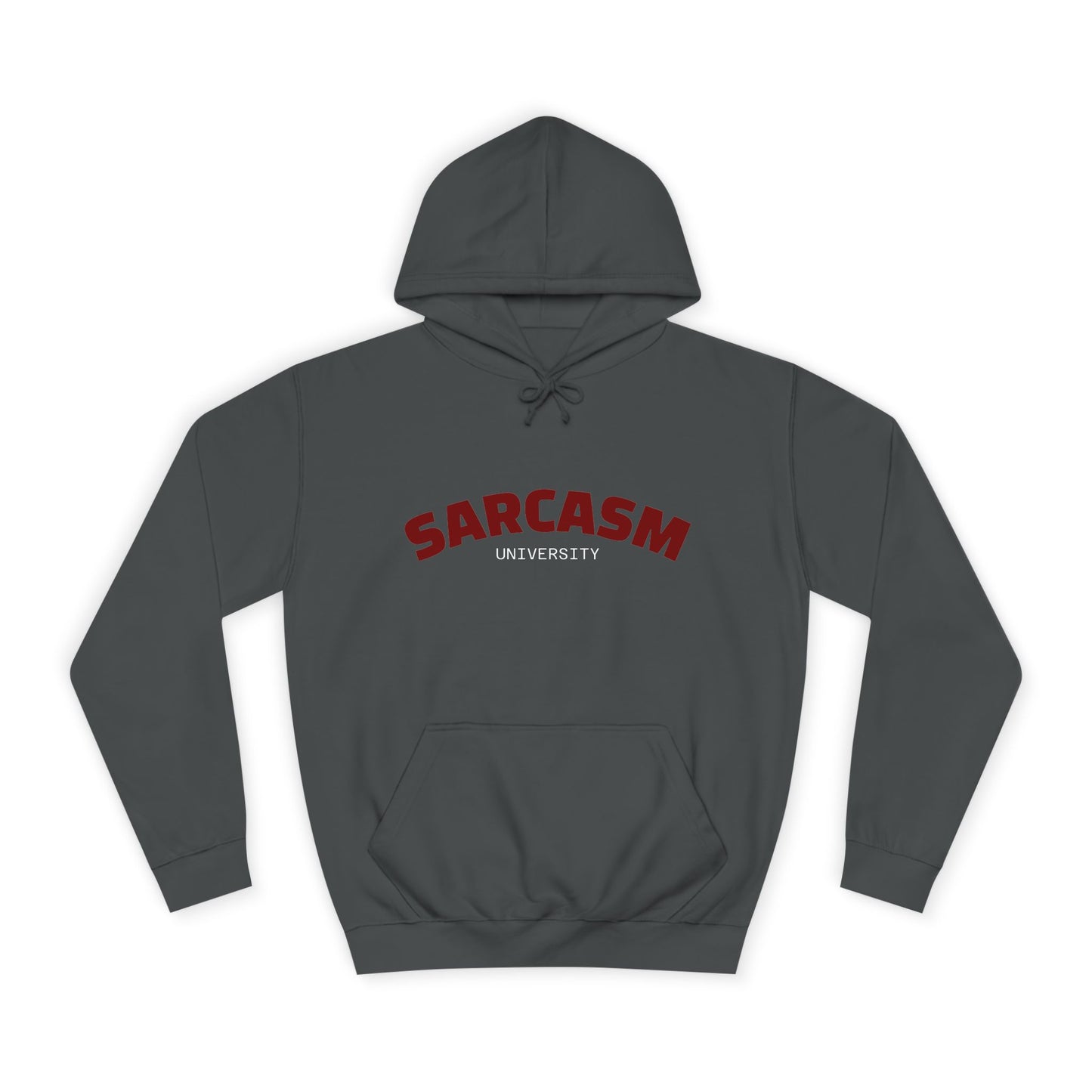 Sarcasm College Hoodie — Funny Vintage Campus Pullover
