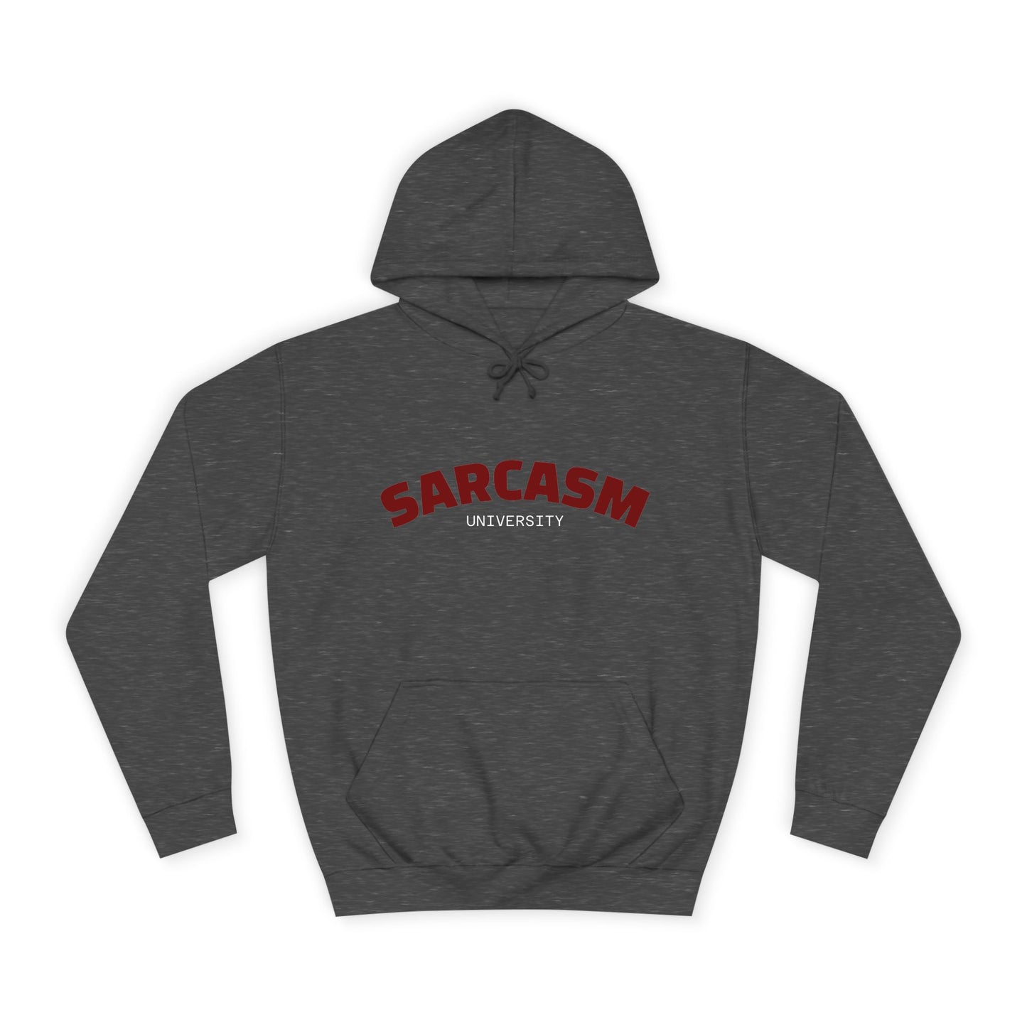 Sarcasm College Hoodie — Funny Vintage Campus Pullover