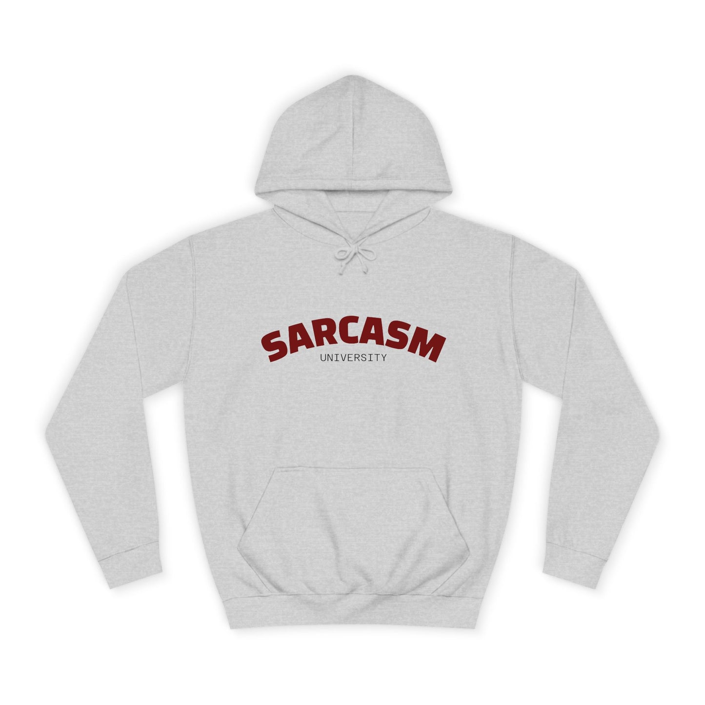 Sarcasm College Hoodie — Funny Vintage Campus Pullover